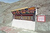 Ladakh - Rizong gompa, prayers wheels